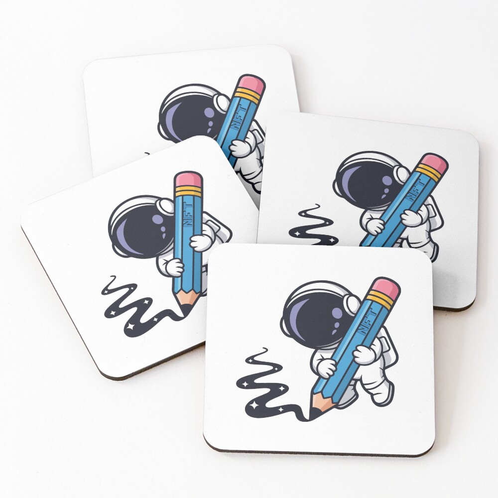 Item preview, Coasters (Set of 4) designed and sold by Crypto-NFT22.