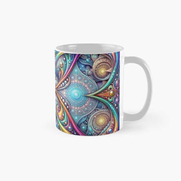 Item preview, Vibrant Cosmic Kaleidoscope Fractal Mandala designed and sold by Frackxion.