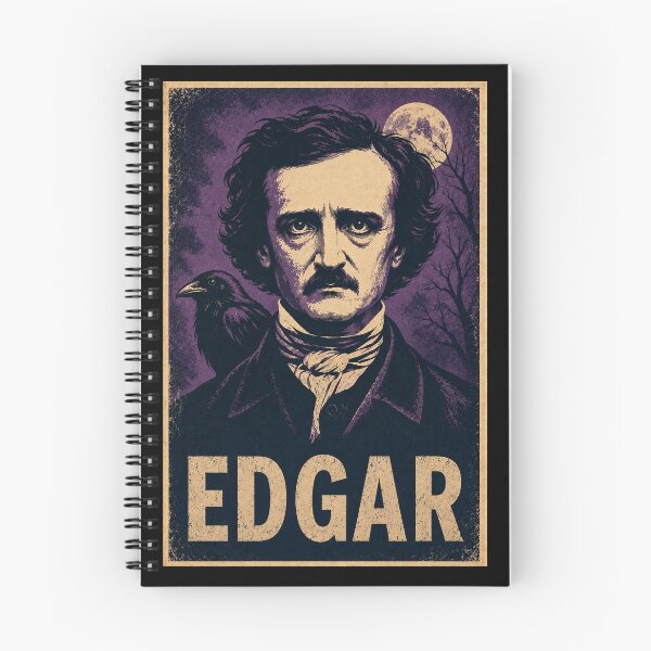 Item preview, Edgar Allan Poe Vintage Raven Gothic Portrait designed and sold by ValentinaHramov.