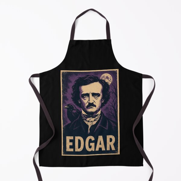 Item preview, Edgar Allan Poe Vintage Raven Gothic Portrait designed and sold by ValentinaHramov.