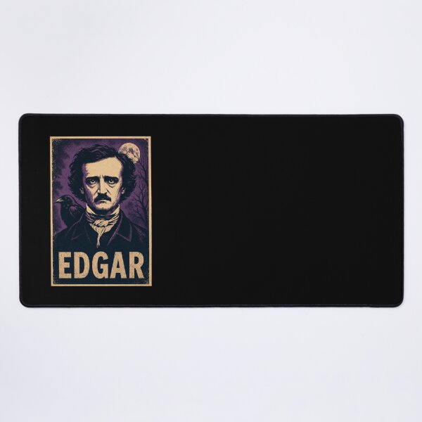 Item preview, Edgar Allan Poe Vintage Raven Gothic Portrait designed and sold by ValentinaHramov.
