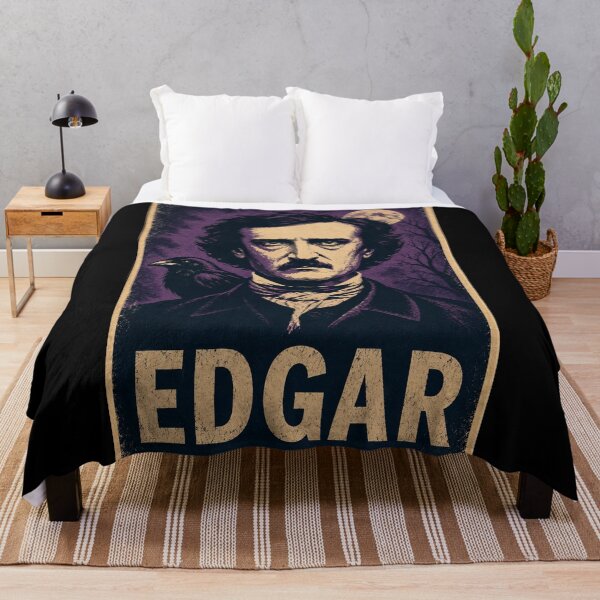 Item preview, Edgar Allan Poe Vintage Raven Gothic Portrait designed and sold by ValentinaHramov.