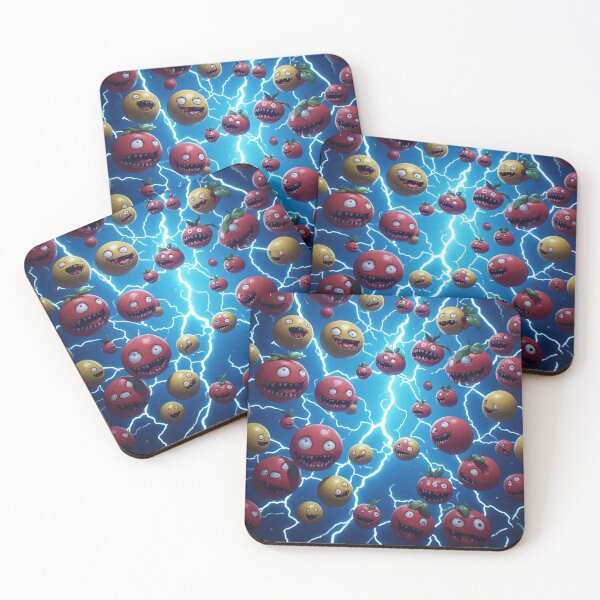 Item preview, Electric Fruit Monsters in Lightning Storm designed and sold by HappyPrintCo.