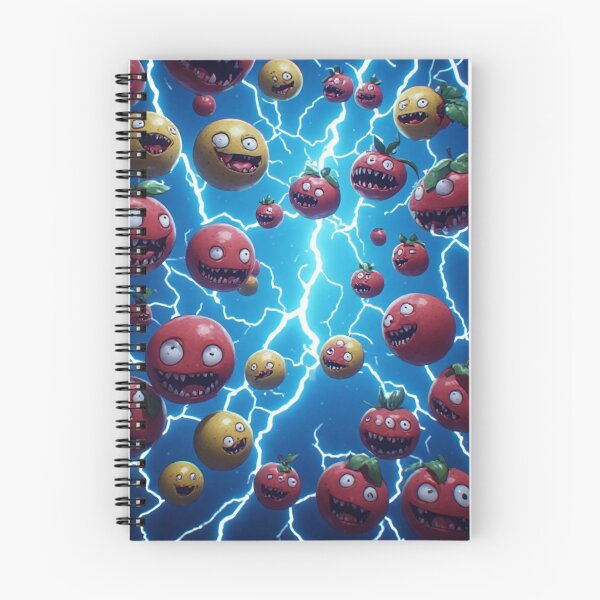 Item preview, Electric Fruit Monsters in Lightning Storm designed and sold by HappyPrintCo.
