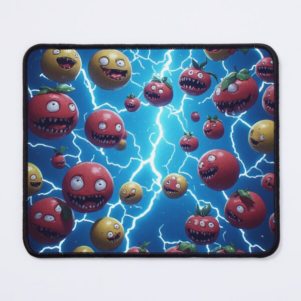 Item preview, Electric Fruit Monsters in Lightning Storm designed and sold by HappyPrintCo.