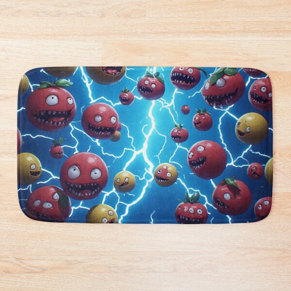 Item preview, Electric Fruit Monsters in Lightning Storm designed and sold by HappyPrintCo.