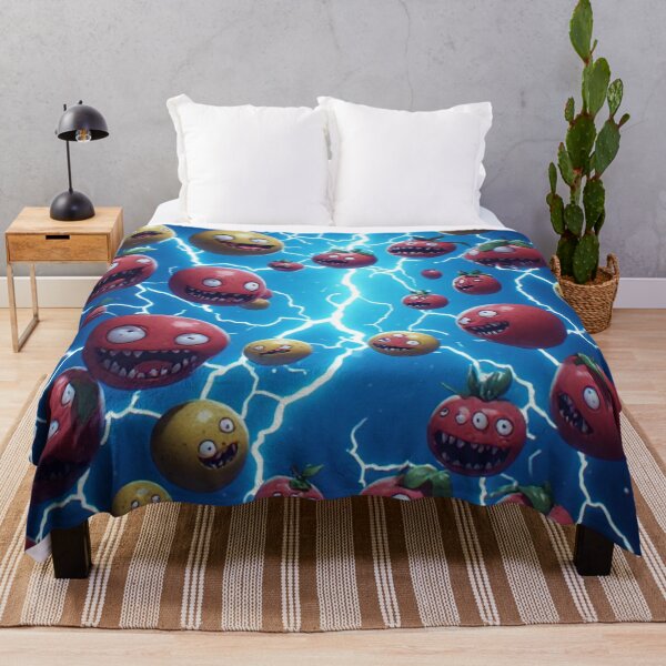 Item preview, Electric Fruit Monsters in Lightning Storm designed and sold by HappyPrintCo.
