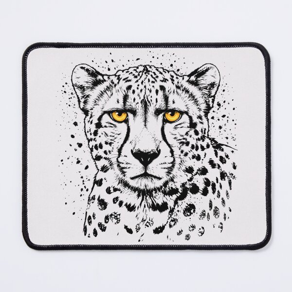 Item preview, Black Cheetah Portrait – Dramatic Wildlife Splash Art designed and sold by ArthousePromos.