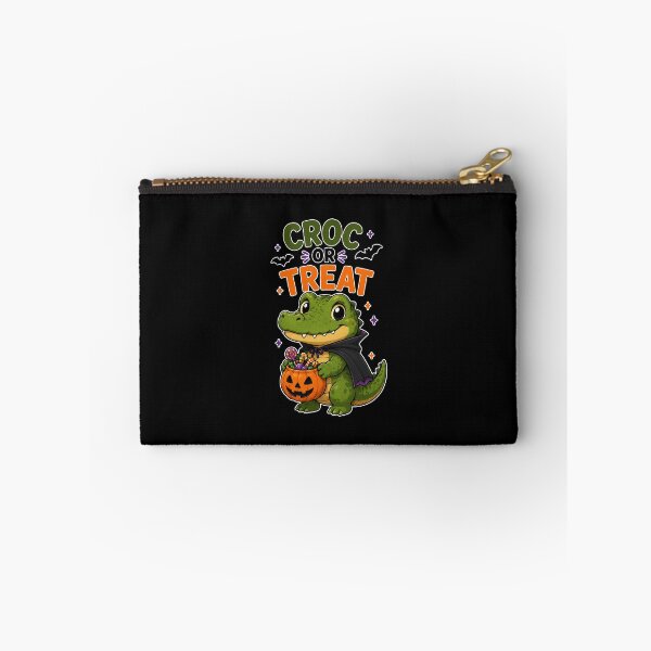 Item preview, Croc or Treat - Cute Halloween Crocodile with Candy Pumpkin designed and sold by bkeer abobkr.