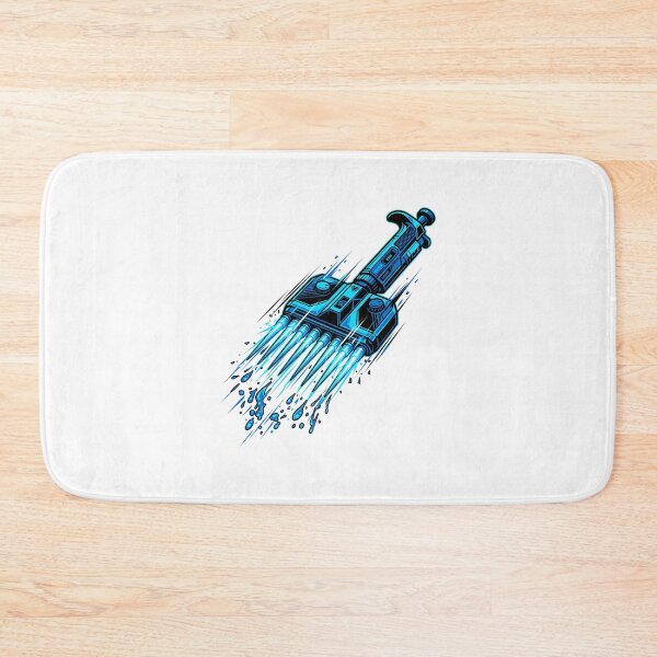 Item preview, Cyberpunk Multichannel Pipette Molecular Biology Lab Neon Aesthetic designed and sold by mood-draftsman.