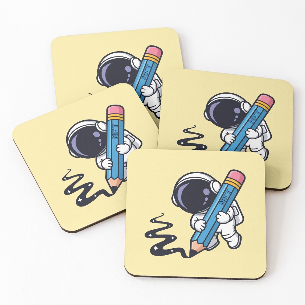 Item preview, Coasters (Set of 4) designed and sold by Crypto-NFT22.