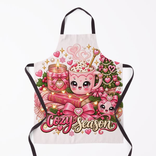 Item preview, Cozy Season Coquette Christmas Vibes – Pink Cottagecore Book Coffee Girly Gift designed and sold by SaNaCreation13.