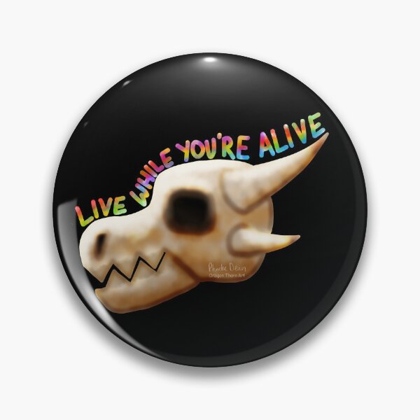 Item preview, Live While You're Alive (Colourful Text) designed and sold by dragonthorn-art.