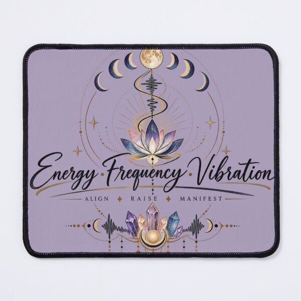 Item preview, Energy Frequency Vibration Cosmic Lotus – Spiritual Boho Meditation Design designed and sold by Chirayu1111.