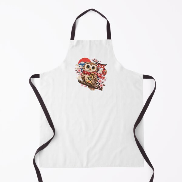 Item preview, Lucky Owl Japanese Good Fortune designed and sold by fuku-mono.