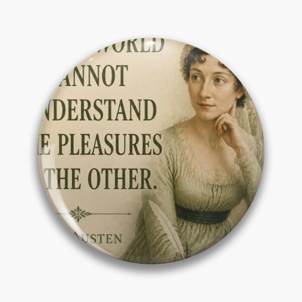 Item preview, Jane Austen Quote Number 1 designed and sold by Kzacreative.
