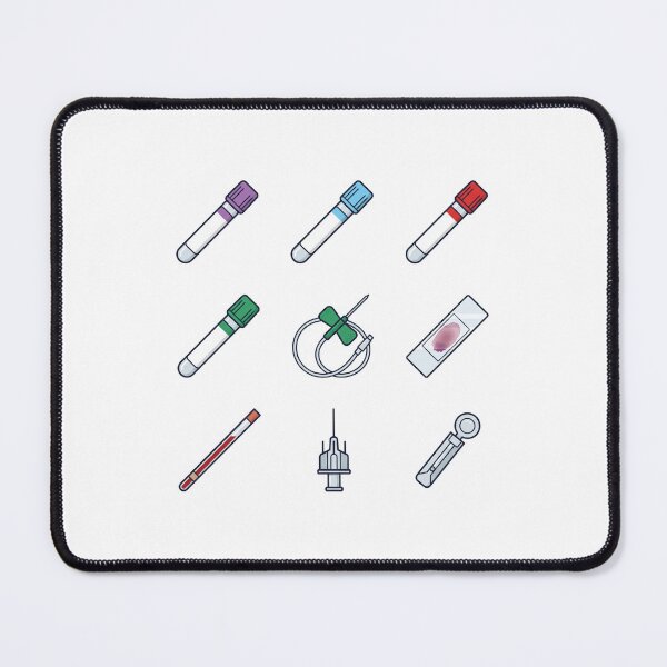 Item preview, Phlebotomy Blood Collection Tubes Butterfly Needle Hematology Sticker Pack designed and sold by mood-draftsman.