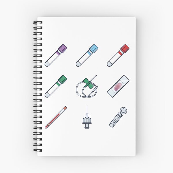 Item preview, Phlebotomy Blood Collection Tubes Butterfly Needle Hematology Sticker Pack designed and sold by mood-draftsman.