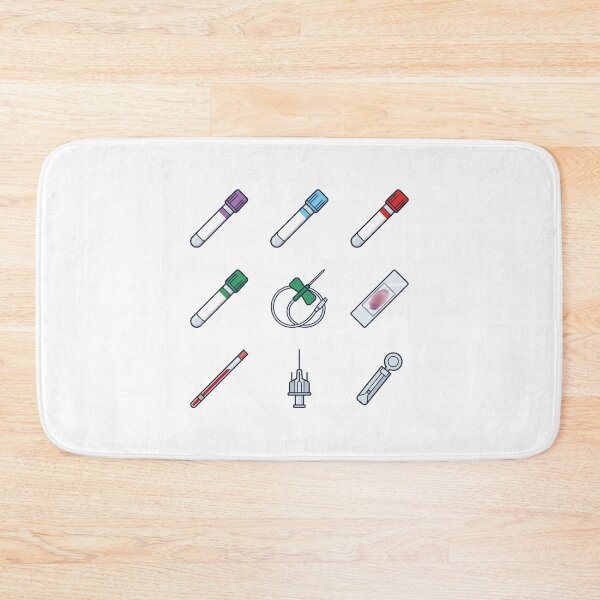 Item preview, Phlebotomy Blood Collection Tubes Butterfly Needle Hematology Sticker Pack designed and sold by mood-draftsman.