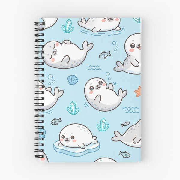 Item preview, Cute Baby Seal Ocean Pattern designed and sold by lungpleecha.