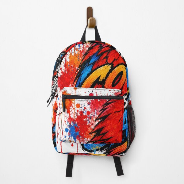 Item preview, Color Outside the Cage – Red Macaw designed and sold by SidneiSampaioStudio.