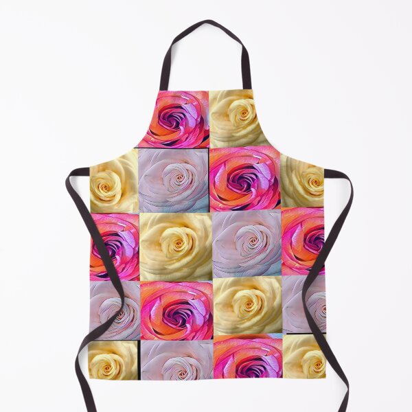 Item preview, Pastel Rose Grid Collage – Vibrant Pink, Cream & Magenta Rose Pattern designed and sold by BalkanBloom.