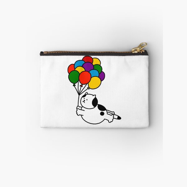 Item preview, a flying Cat with balloons designed and sold by superbaechoo.