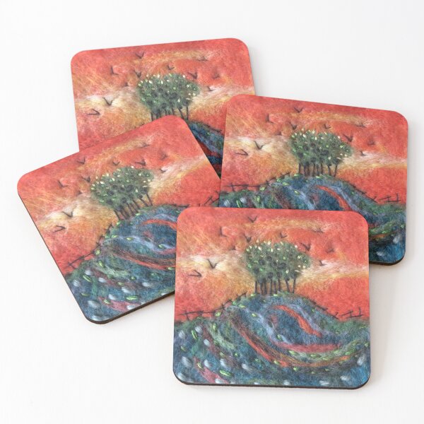 Item preview, The Copse Felted Textile Art designed and sold by Wendy Early Textile Art.
