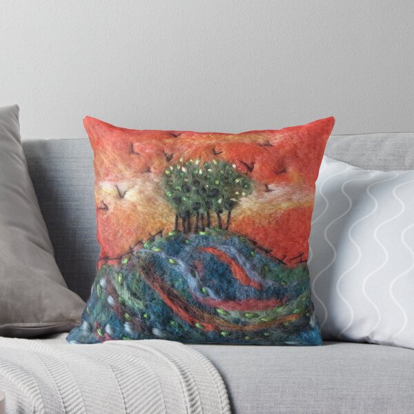 Item preview, The Copse Felted Textile Art designed and sold by Wendy Early Textile Art.