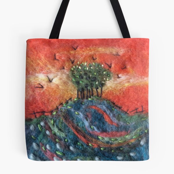 Item preview, The Copse Felted Textile Art designed and sold by Wendy Early Textile Art.