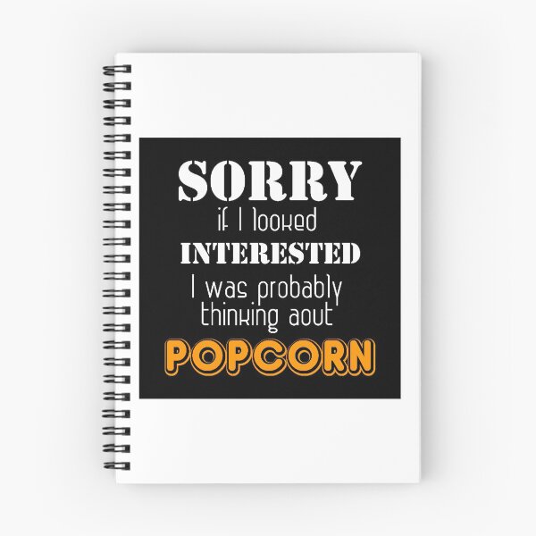 Item preview, Thinking About Popcorn - Funny Movie Themed Gift designed and sold by stuch75.