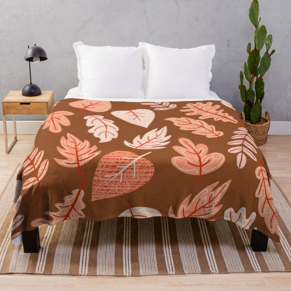 Item preview, Textured Autumn Canopy – Cozy Fall Foliage Pattern | Orange designed and sold by Frohyou.
