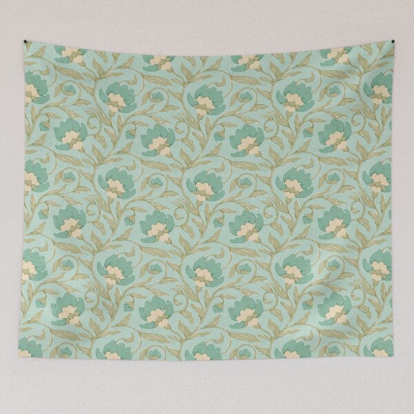 Item preview, Climbing Floral 5 - bfdbcd designed and sold by knitetgantt.