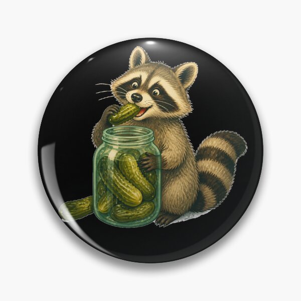 Item preview, Raccoon Eating Pickles designed and sold by AMCreatix.