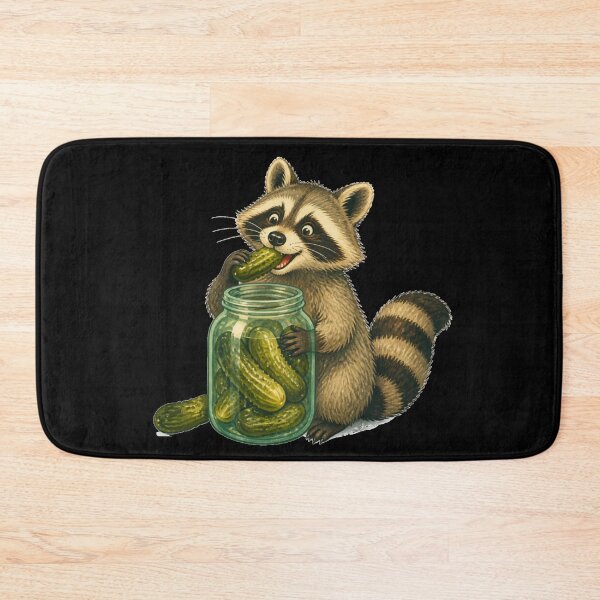 Item preview, Raccoon Eating Pickles designed and sold by AMCreatix.