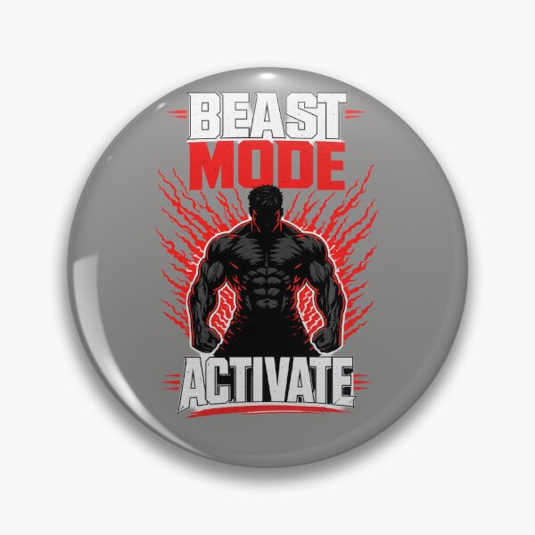 Item preview, Beast Mode Activate Gym Motivational Design designed and sold by StorySeller85.