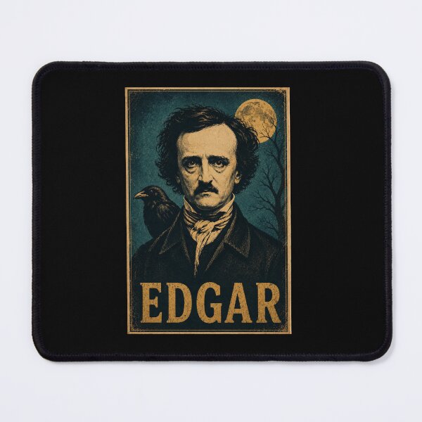 Item preview, Edgar Allan Poe Vintage Raven Gothic Portrait designed and sold by ValentinaHramov.