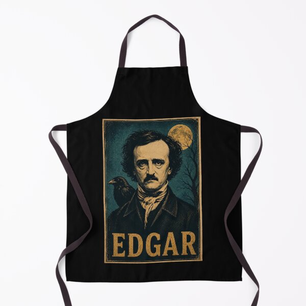 Item preview, Edgar Allan Poe Vintage Raven Gothic Portrait designed and sold by ValentinaHramov.