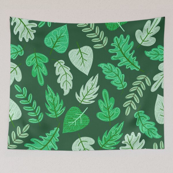 Item preview, Textured Autumn Canopy – Cozy Fall Foliage Pattern | Green designed and sold by Frohyou.