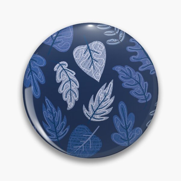 Item preview, Textured Autumn Canopy – Cozy Fall Foliage Pattern | Blue designed and sold by Frohyou.
