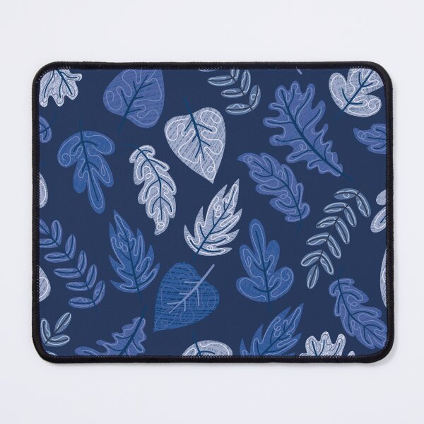 Item preview, Textured Autumn Canopy – Cozy Fall Foliage Pattern | Blue designed and sold by Frohyou.