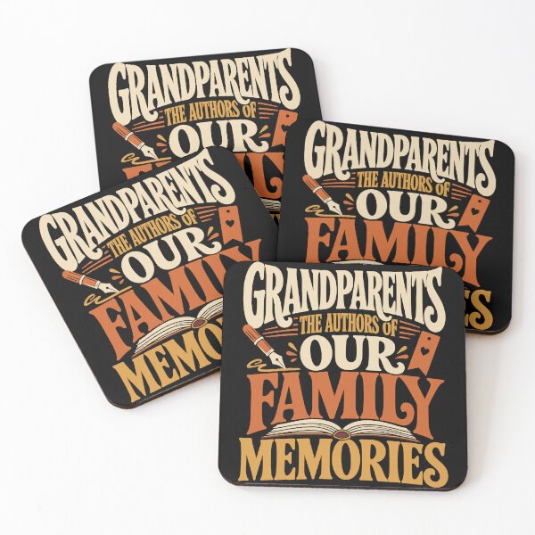 Item preview, Grandparents The Authors Of Our Family Memories designed and sold by PrintivoraHub.