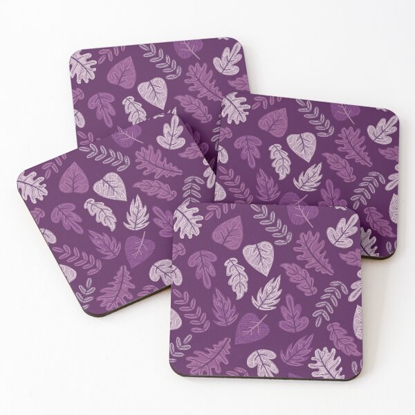 Item preview, Textured Autumn Canopy – Cozy Fall Foliage Pattern | Purple designed and sold by Frohyou.