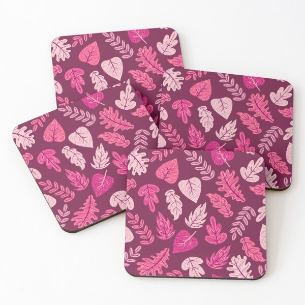 Item preview, Textured Autumn Canopy – Cozy Fall Foliage Pattern | Pink designed and sold by Frohyou.