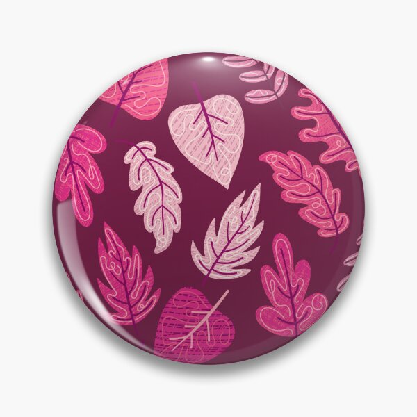 Item preview, Textured Autumn Canopy – Cozy Fall Foliage Pattern | Pink designed and sold by Frohyou.