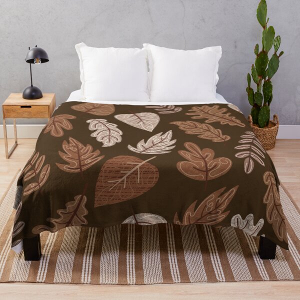 Item preview, Textured Autumn Canopy – Cozy Fall Foliage Pattern | Brown designed and sold by Frohyou.
