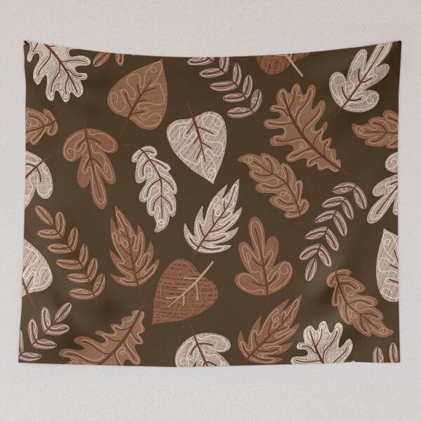Item preview, Textured Autumn Canopy – Cozy Fall Foliage Pattern | Brown designed and sold by Frohyou.