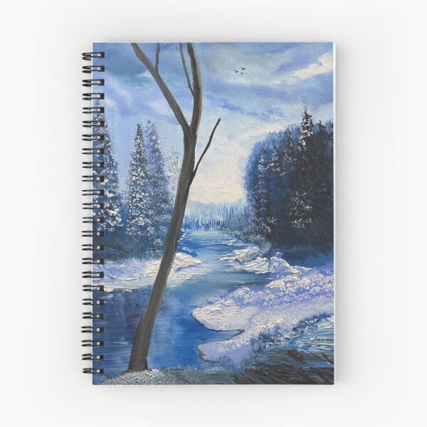 Item preview, Peaceful Winter Forest Landscape designed and sold by Iceeanna.