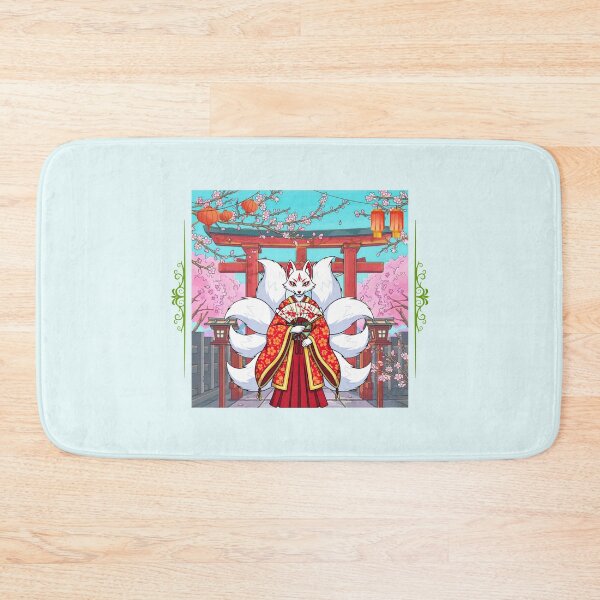 Item preview, Yokai fox in front of a Torii gate designed and sold by DOMANGA.