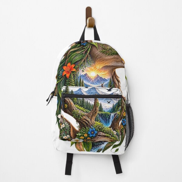 Item preview, Peace Begins Within – Nature Deer Landscape | Wildlife & Mountain Harmony Art designed and sold by ujjawal.